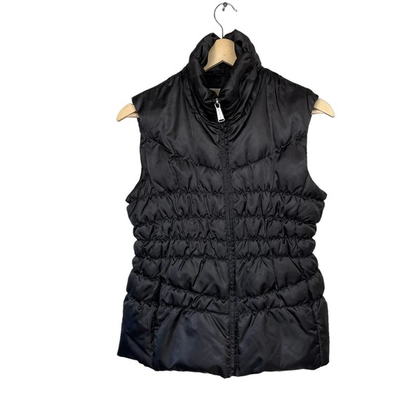 Michael Kors down vest black‎ size S/P - Picture 2 of 10